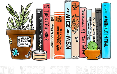 I'm With The Banned Books I Read Banned Books Lovers Kids T-Shirt