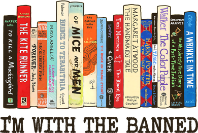 I'm With The Banned Read Banned Books Women's Hoodie