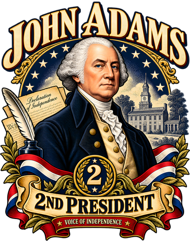 John Adams 2nd President Voice Of Independence Pajama Set