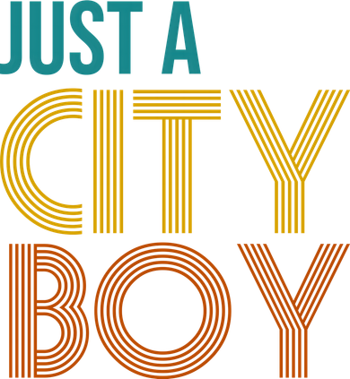Just A City Boy Funny Doggie Tank