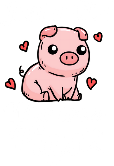 Just A Girl Who Loves Pigs Cute Pig Costume Great Gift Kids T-Shirt