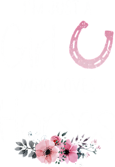 Just A Who Loves Horses Horse Button