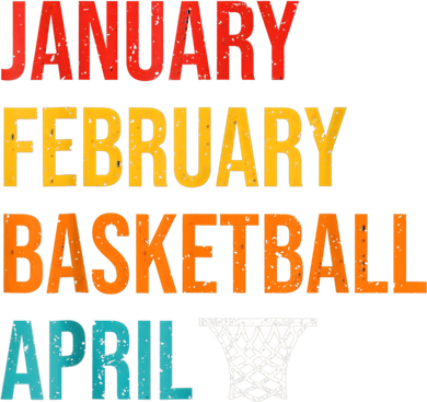 January February Basketball April Madness College Coffee Mug