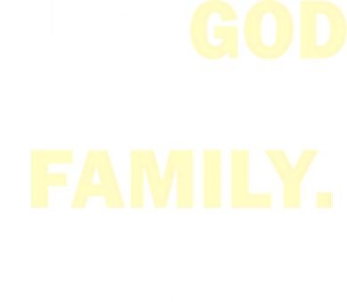 Just God And Family Kids T-Shirt