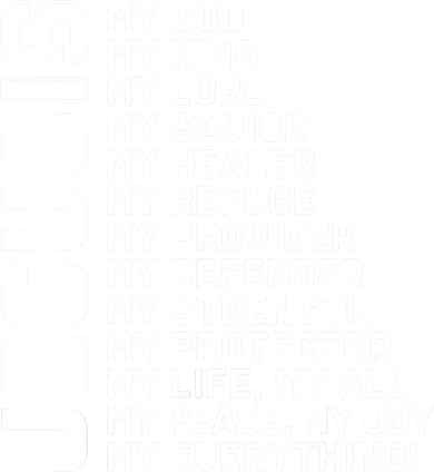 Jesus Is My God My King My Lord My Savior Christian Women's Long Sleeve Shirt