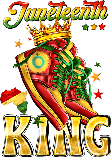 Juneteenth King Funny Shoe Steppin Into Juneteenth Black King Polo