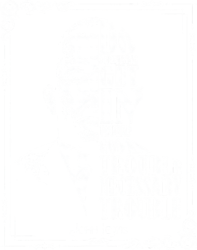 John Lewis Vintage Tee Get in Good Necessary Trouble Women's Tank Top