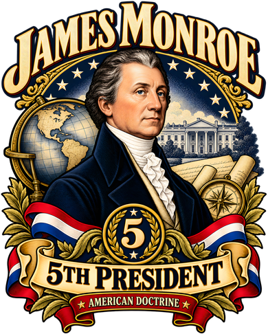 James Monroe 5th President American Doctrine Sweatshirt