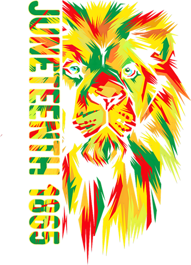 Juneteenth Men Women African American Black Lion 1865 King Toddler Hoodie
