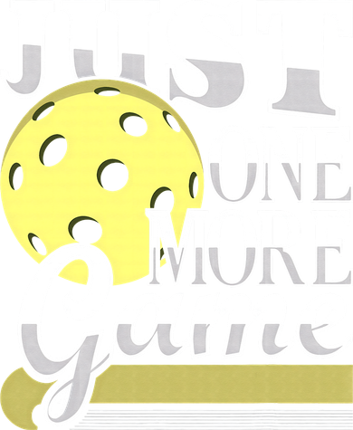 Just One More Game Pickleball Player Paddleball Coaster