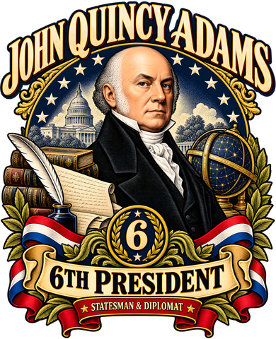 John Quincy Adams 6th President Statesman & Diplomat Pajama Set