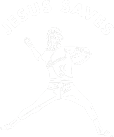 Jesus Saves Religious Christian Faith Baseball Kids T-Shirt