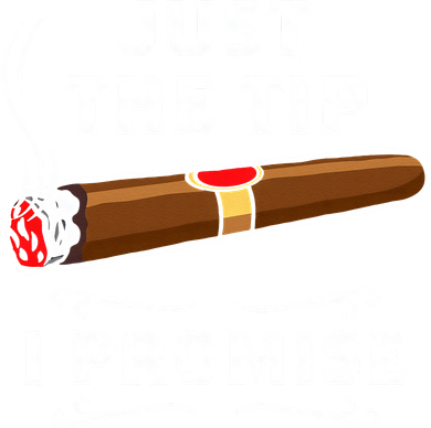 Just The Tip I Promise Cigar Smoker Men Joke Apparel Kids Hoodie