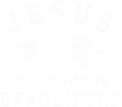 Jesus The Ultimate Deadlifter Christian Gym Workout Exercise Button