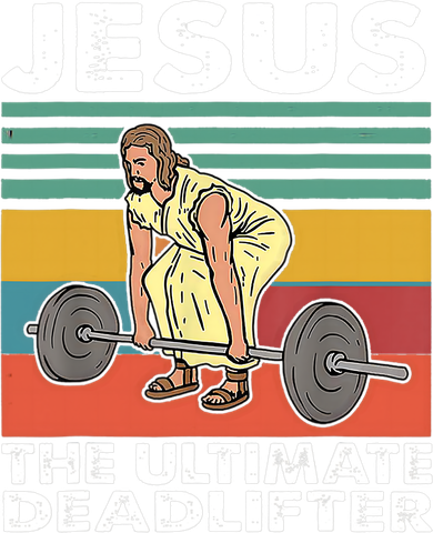 Jesus The Ultimate Deadlifter Funny Jesus Lifting Gym Hat