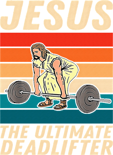 Jesus The Ultimate Deadlifter Funny Vintage Gym Christian Hat