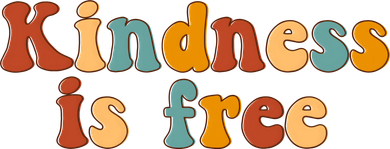 Kindness Is Free Be Kind Retro Kids Hoodie
