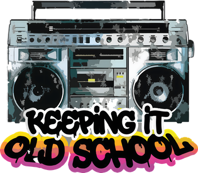 Keeping It Old School Vintage Boombox 80s Hat