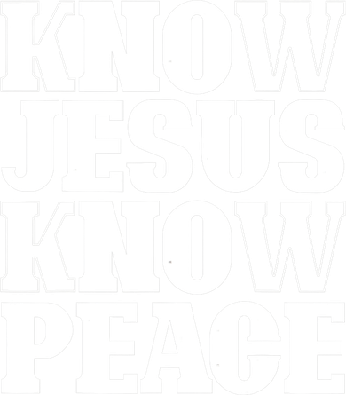Know Jesus Know Peace Religion God Church Christian Gifts Impact Tech Backpack
