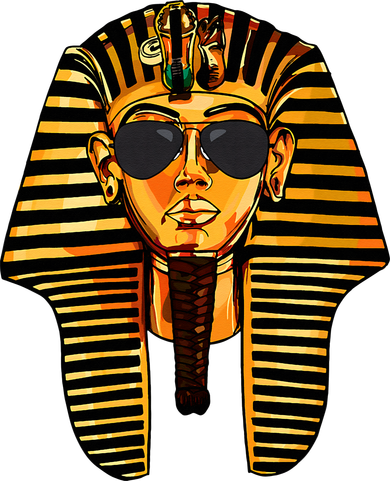 King Pharaoh Tutankhamun Sunglasses King Tut Sunglasses Tumbler