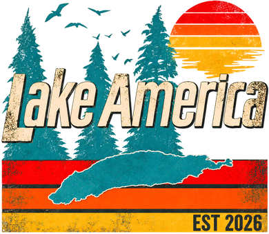 Lake America EST. 2026 Vintage Women's Long Sleeve Shirt