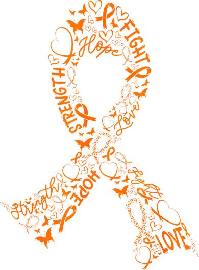 Leukemia Cancer Fight Warrior Orange Ribbon Awareness Gift Toddler T-Shirt
