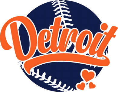 Love Detroit Baseball Women's Tank Top