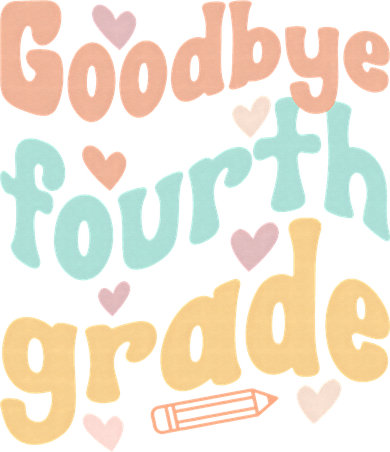 Last Day Of 4th Grade Groovy 4th Grade Last Day Of School Women's Long Sleeve Shirt