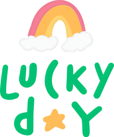 Lucky Day Rainbow Star St Patrick's Day Coaster
