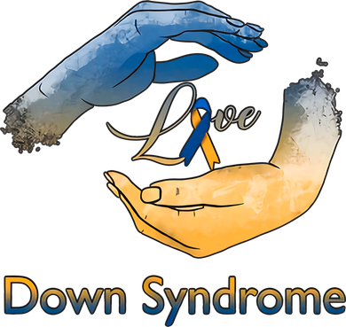 Love Down Syndrome Awareness Gold Blue Ribbon Down Syndrome Warrior Toddler Hoodie