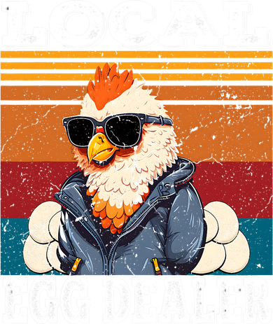 Local Egg Dealer Funny Egg Peddler Chicken Egg Farmer Ornament