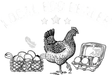 Local Egg Dealer Funny Bleached Chicken Lover Farm Farmer Mousepad