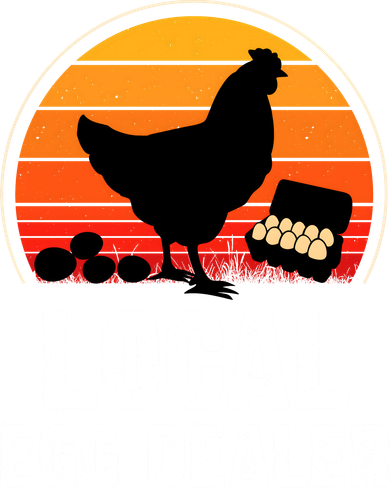 Local Egg Dealer Funny Retro Egg Peddler Chicken Egg Farmer Ceramic Ornament