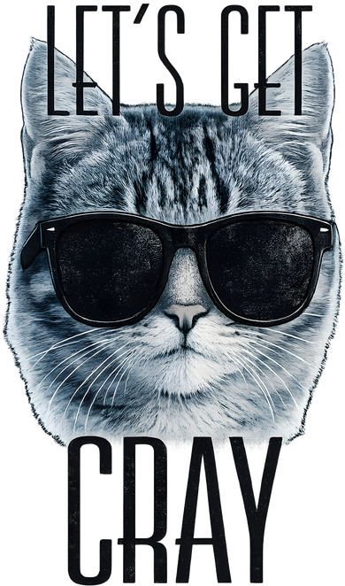 Let's Get Cray Funny Cat Meme Baby Bodysuit