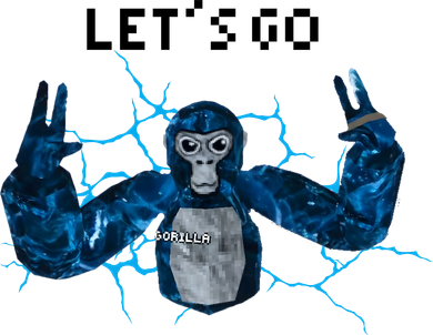 Let's Go Gorilla Gamer Meme Doggie Tank