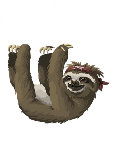 Life In The Slow Lane Funny Sloth Lover Meaningful Gift Toddler T-Shirt