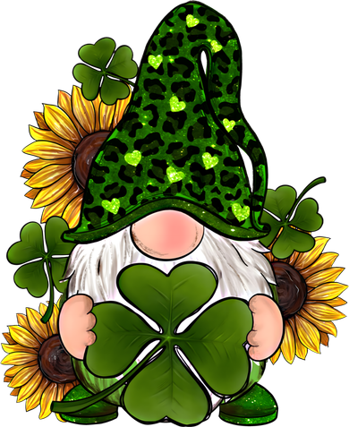 Leopard Love Gnomes Shamrock Irish Lucky St Patrick's Day Gift Doddie Hoodie