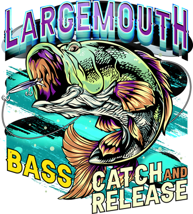 Large Mouth Bass Toddler T-Shirt