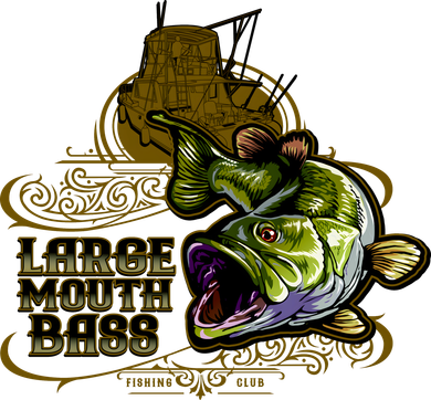 Large Mouth Bass Vintage Hat