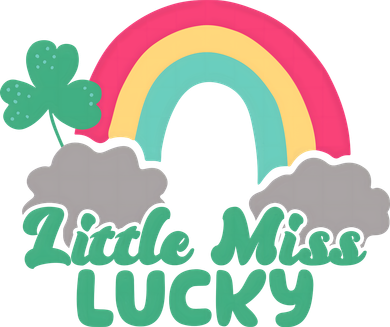 Little Miss Lucky Rainbow St Patrick's Day Tank Top