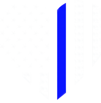 Love Our Police Officer US Flag Heart Thin Blue Line Baby Bodysuit