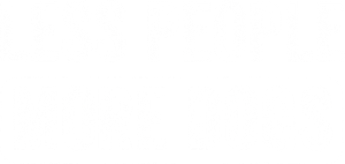 Less People More Dogs Funny Humorous Dog Lovers Doggie Tank