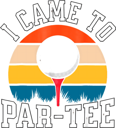 Let's Par Tee Partee Funny Golfing Retro Vintage Golfer Doddie Hoodie