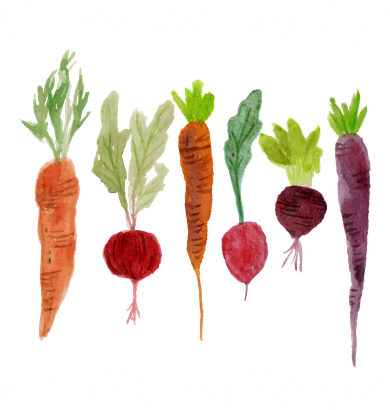 Let's Root For Each Other And Watch Each Other Grow Vegetables Women's V-Neck T-Shirt