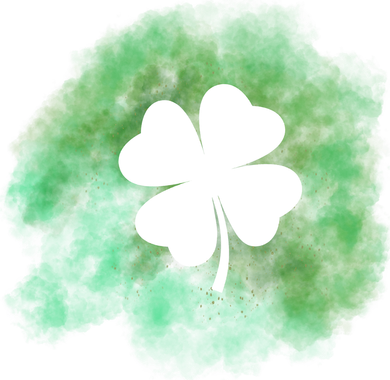 Lucky St Patrick's Day Clover Holiday Coaster