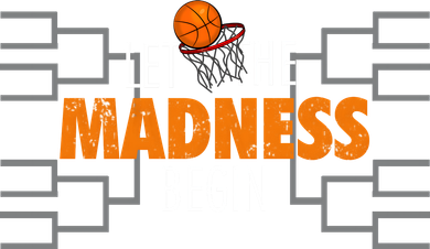 Let The Madness Begin A Funny Gift For Basketball Madness College March Premium Kids Sweatshirt