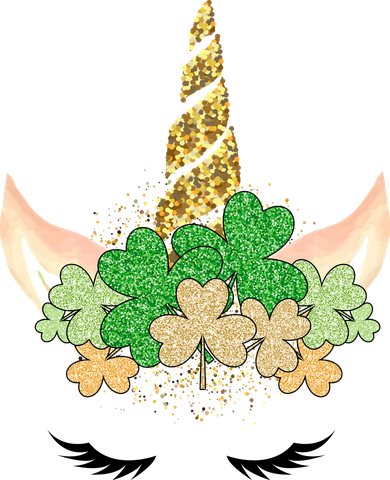 Lucky Unicorn Cute St Patrick's Day Hoodie