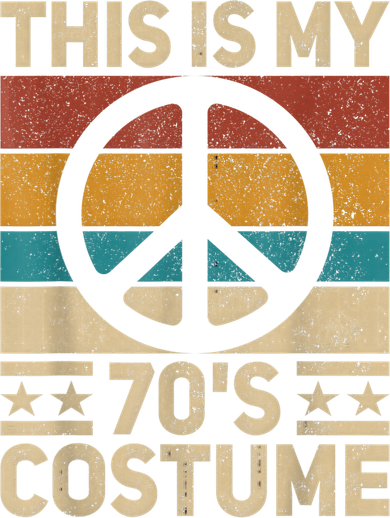 My 70s Costume 70 Style Peace Hippie 70's Disco 1970s Outfit Kids Hoodie