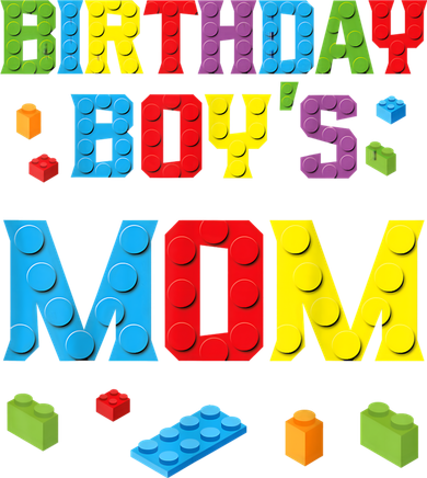Master Builder Birthday Boy's Mom Building Bricks Blocks Hat