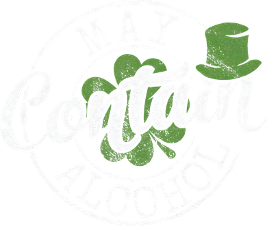 May Contain Alcohol Funny Saint Paddy's St Patrick's Day Coaster
